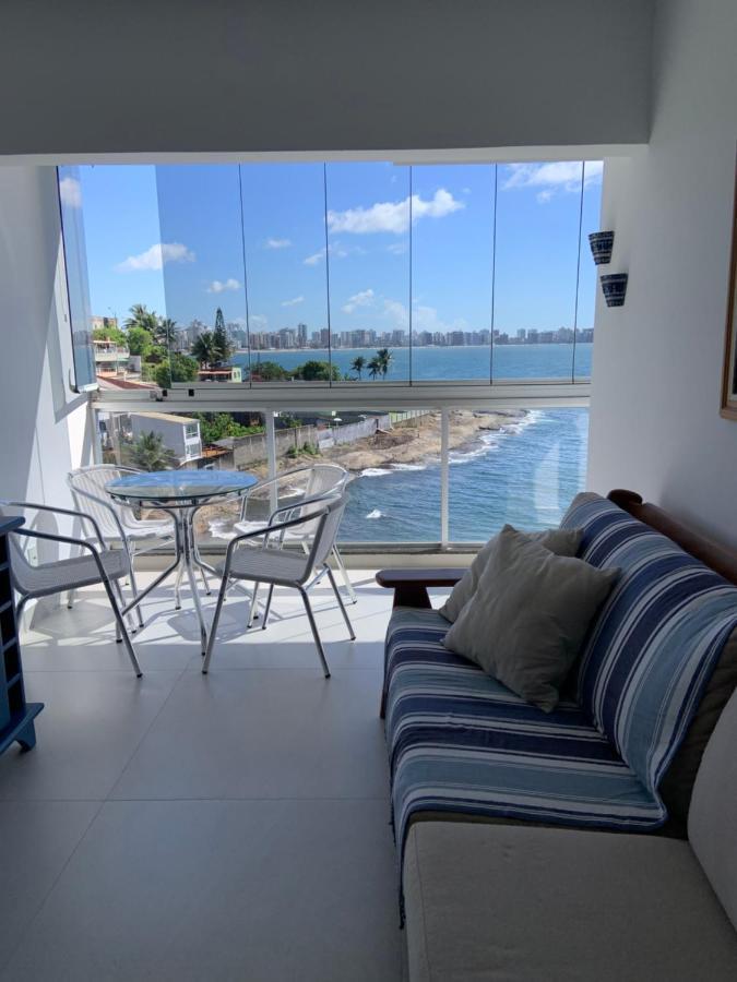 Apartamento Vista Do Mar, Pe Na Areia E Aguas Tranquilas, No Cento De Guarapari Kültér fotó