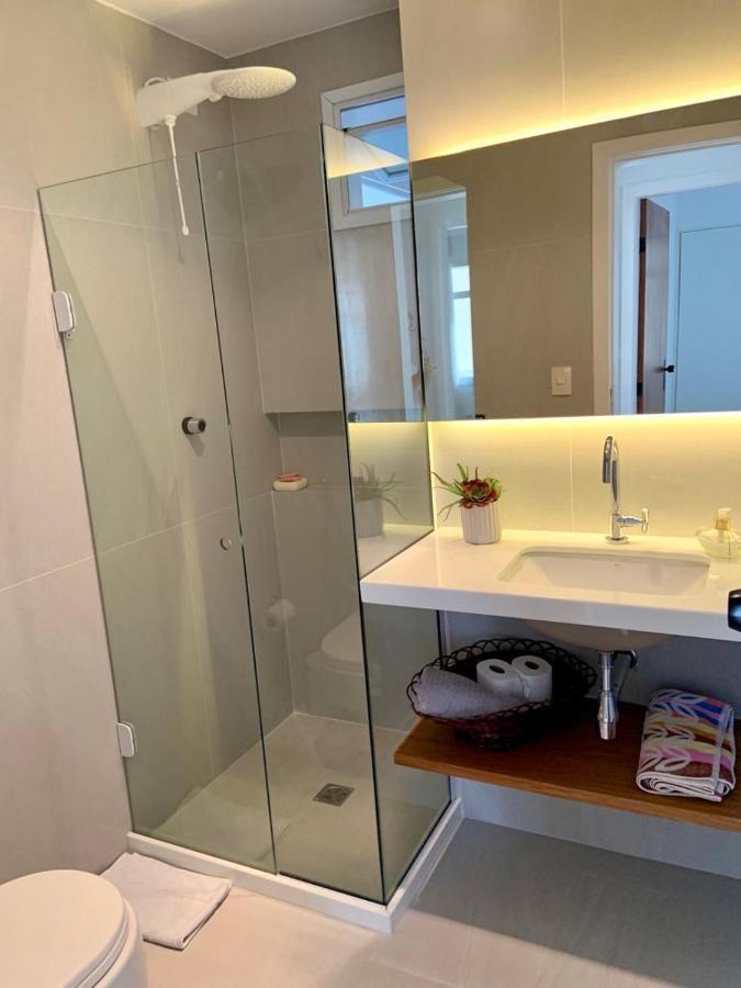 Apartamento Vista Do Mar, Pe Na Areia E Aguas Tranquilas, No Cento De Guarapari Kültér fotó